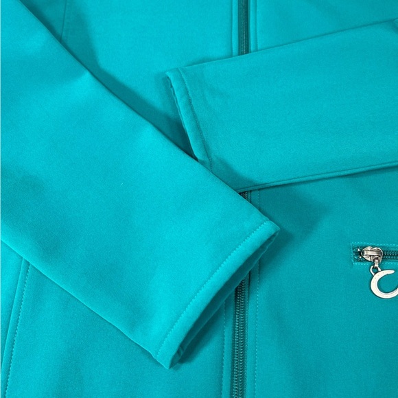 Connoisseur Equestrian Jacket - Medium - Teal - Scuba Fleece - Picture 9 of 16